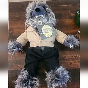 VTG. 1986 North American Bear Co. V.I.M. Bearwolf Plush Stuffed Animal 16" NWT